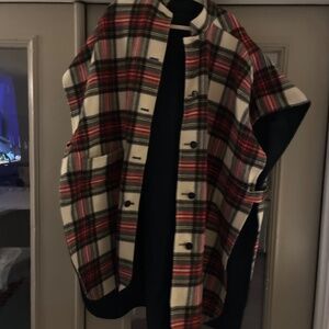 Burberry cape coat